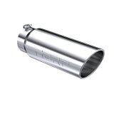 MBRP Universal Tip 6in OD Angled Rolled End 5in Inlet 18in Length T304 Exhaust thumbnail 2
