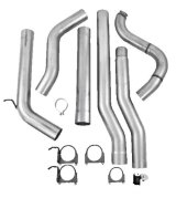 MBRP 88-93 Dodge 2500/3500 Cummins 4WD Turbo Back Single Side Exit No Muffler PLM Series Exhaust thumbnail 5