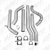 MBRP 88-93 Dodge 2500/3500 Cummins 4WD Turbo Back Single Side Exit No Muffler PLM Series Exhaust thumbnail 6