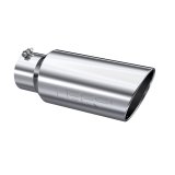 MBRP Universal Tip 7in O.D. Rolled End 5in inlet 18in length - T304 (SINGLE TIP) thumbnail 3