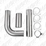 MBRP Universal Full Size Pickup Single Stack 5in Kit AL thumbnail 7