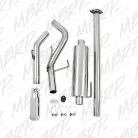 MBRP 05-13 Toyota Tacoma 4.0L EC/CC Cat Back Single Exit Aluminized Exhaust thumbnail 5
