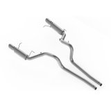 MBRP 11-14 Ford Mustang GT 5.0L Dual Split Rear Race Version AL 3in Cat Back Exhaust System thumbnail 1