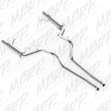 MBRP 11-14 Ford Mustang GT 5.0L Dual Split Rear Race Version AL 3in Cat Back Exhaust System thumbnail 2