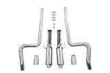 MBRP 11-14 Ford Mustang GT 5.0L Dual Split Rear Race Version AL 3in Cat Back Exhaust System thumbnail 3