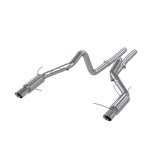 MBRP 11-14 Ford Mustang GT 5.0L Dual Split Rear Race Version AL 3in Cat Back Exhaust System thumbnail 4