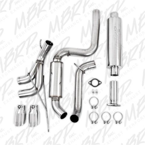 MBRP 13-14 Ford Focus ST 2.0L EcoBoost Dual Center Outlet T304 3in Cat Back thumbnail 3
