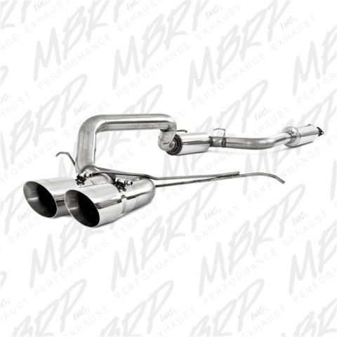 MBRP 13-14 Ford Focus ST 2.0L EcoBoost Dual Center Outlet T409 3in Cat Back thumbnail 3