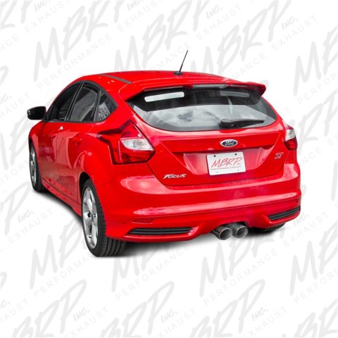 MBRP 13-14 Ford Focus ST 2.0L EcoBoost Dual Center Outlet AL 3in Cat Back thumbnail 2