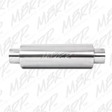 MBRP Universal Quiet Tone Muffler 5in Inlet /Outlet 8in Dia Body 31in Overall thumbnail 6