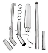 MBRP 14 Chevy/GMC 1500 Silverado/Sierra 4.3L V6/5.3L V8 Single Side Exit T409 3in Cat Back Exhaust thumbnail 3