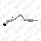 MBRP 14 Chevy/GMC 1500 Silverado/Sierra 4.3L V6/5.3L V8 Single Side Exit AL 3in Cat Back Exhaust thumbnail 1