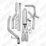 MBRP 14 Chevy/GMC 1500 Silverado/Sierra 4.3L V6/5.3L V8 Dual Split Side T409 3in Cat Back Exhaust thumbnail 7