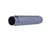 MBRP Universal Muffler 5in Inlet/Outlet 24in Body T409 SS thumbnail 2