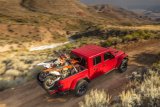 MBRP 2020 Jeep Gladiator 2.5in Single Rear Exit Cat Back Exhaust - T304 SS (Off-Road) thumbnail 2