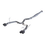 MBRP 15-19 Subaru WRX 2.0L/STI 2.5L 3in Dual Split Rear Exit w/ 3.5in CF Tips - T304 (Race Version) thumbnail 1