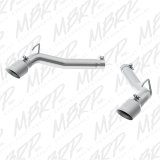 MBRP 2010-2015 Chevrolet Camaro V6 3.6L 3in Alum Axle Back Muffler Delete thumbnail 1