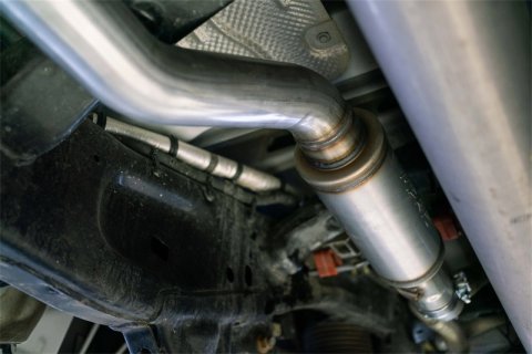 MBRP 3in Single in/out Muffler Replacement, 19-20 Ram 1500 5.7L, High Flow, T409 thumbnail 6
