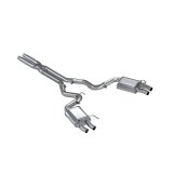MBRP 16-20 Ford GT350/GT350R Dual Quad Split Rear Outlet 3in Cat Back T304 Exhaust thumbnail 1
