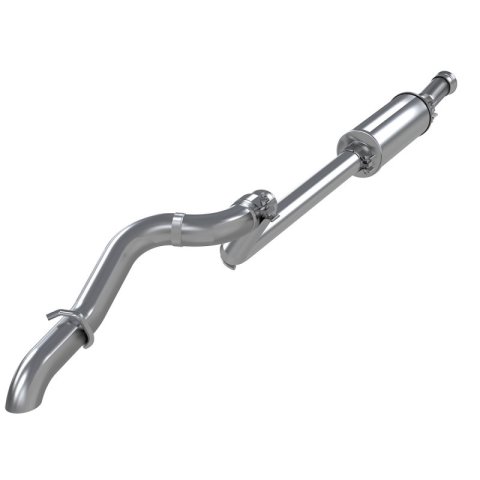 MBRP 18-20 Jeep Wrangler JL 2.5in Single Rear Exit Cat Back Exhaust - Aluminum thumbnail 1