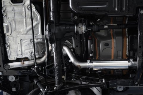 MBRP 18-20 Jeep Wrangler JL 2.5in Single Rear Exit Cat Back Exhaust - Aluminum thumbnail 5