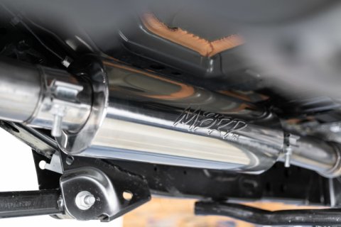 MBRP 18-20 Jeep Wrangler JL 2.5in Single Rear Exit Cat Back Exhaust - Aluminum thumbnail 9