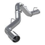 MBRP 2020+ GMC/Chevy 2500/3500 6.6L Duramax 4in Mand Bent Tubing Pro-Ser Cat Back Single Side - 304 thumbnail 2