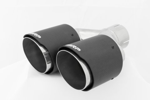 MBRP Universal Carbon Fiber Dual Tip 4in OD/2.5in Inlet thumbnail 4