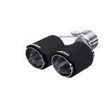 MBRP Universal Carbon Fiber Dual Tip 3.5in OD/2.5in Inlet thumbnail 1