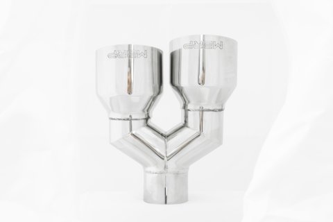 MBRP Universal T304 SS Dual Tip 4in OD/2.5in Inlet thumbnail 4