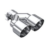 MBRP Universal T304 SS Dual Tip 4in OD/2.5in Inlet thumbnail 1