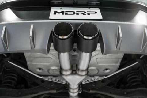MBRP 2019+ MBRP Hyundai Veloster Turbo Cat Back - T304 Stainless - Carbon Fiber Tip thumbnail 4