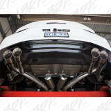 MBRP 2016 Chevy Camaro V8 6.2L 6spd 3in T409 Race Dual Cat Back w/ 4.5in Quad Dual Wall Tips thumbnail 6