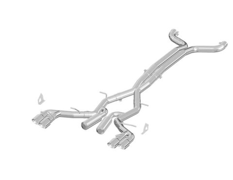 MBRP 2016 Chevy Camaro V8 6.2L 6spd 3in Alum Race Dual Cat Back w/ 4.5in Quad Dual Wall Tips thumbnail 4