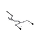 MBRP 19-21 VW Jetta GLI T304 SS 3in Cat-Back Dual Split Rear Exit Exhaust - Carbon Fiber Tips thumbnail 1