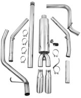 MBRP 14 Chevy/GMC 1500 Silverado/Sierra 4.3L V6/5.3L V8 Dual Split Rear T409 3in Cat Back Exhaust thumbnail 5