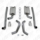 MBRP 11-12 Ford Shelby GT 500 T304 3in Cat Back Dual Split Rear Race Version 4.5in Tips thumbnail 3