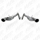 MBRP 11-12 Ford Shelby GT 500 T304 3in Cat Back Dual Split Rear Race Version 4.5in Tips thumbnail 4