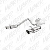 MBRP 05-09 Ford Shelby GT500 / GT Dual Split Rear Race Version, T409 4in Tips Exhaust System thumbnail 1