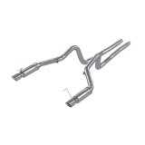 MBRP 05-09 Ford Mustang GT 4.6L Dual Split Rear Race Version AL/ 3in Cat Back Exhaust System thumbnail 3