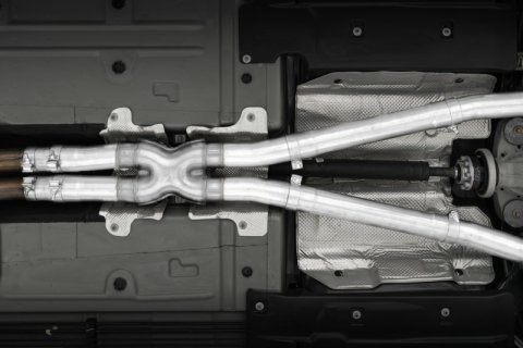 MBRP 15-Up Challenger 5.7 / 17-Up 6.2L/6.4L 3in Race Series Cat-Back w/ Quad Tips T304 Exhaust thumbnail 7