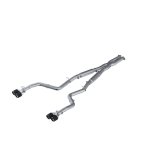MBRP 15-16 Dodge Challenger RT 5.7L T304 SS 3in Dual Rear Cat-back CF Quad Tips - Street thumbnail 1