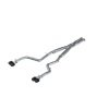 MBRP 15-16 Dodge Challenger RT 5.7L T304 SS 3in Dual Rear Cat-back CF Quad Tips - Street thumbnail 6