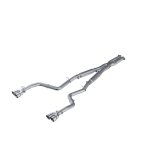 MBRP 15-16 Dodge Challenger RT 5.7L Aluminized Steel 3in Dual Rear Cat-back Quad Tips - Street thumbnail 1