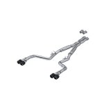 MBRP 17-Up Dodge Challenger 5.7L/6.2L/6.4L Carbon Fiber Quad Tip T304 Catback Exhaust thumbnail 1