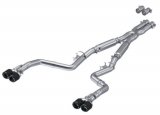 MBRP 17-Up Dodge Challenger 5.7L/6.2L/6.4L Carbon Fiber Quad Tip T304 Catback Exhaust thumbnail 2