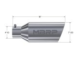 MBRP Universal Tip 7inch O.D. Rolled End 4inch inlet 18inch length - T304 (SINGLE TIP) thumbnail 5