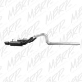 MBRP 11-14 Ford Mustang GT 5.0L 3in Cat Back Dual Split Rear Race Version 4in Tips - Black thumbnail 8