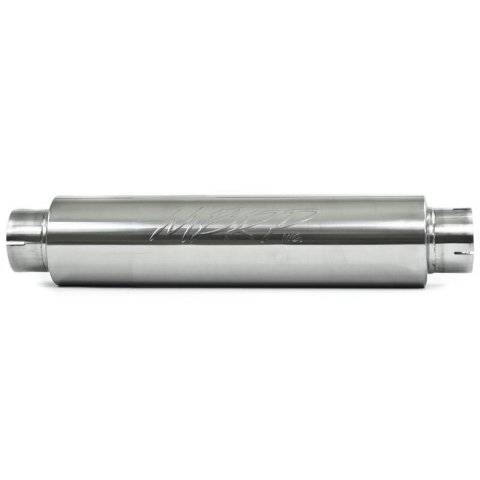 MBRP Universal Quiet Tone Muffler 4in Inlet/Outlet 24in Body 6in Dia 30in Overall T409 thumbnail 3