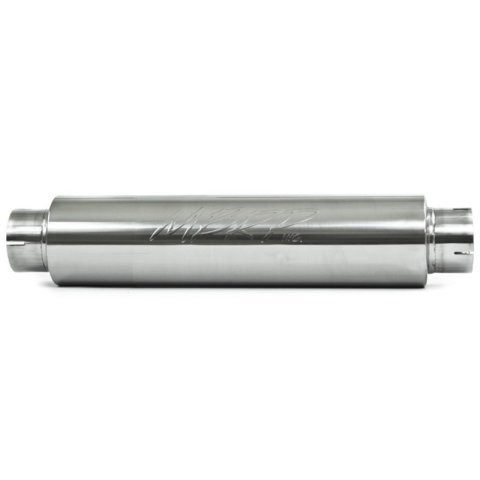 MBRP Universal Quiet Tone Muffler 4in Inlet/Outlet 24in Body 6in Dia 30in Overall T409 thumbnail 6